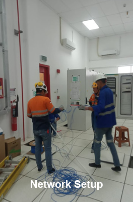 Technician work